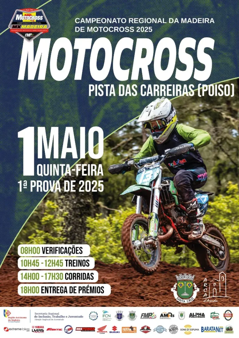 Motocross Campeonato Regional da Madeira de Motocross 2025 1ª prova pista das carreiras Poiso_v1