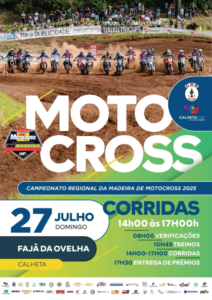Motocross Campeonato regional da Madeira de Motocross 2025 3ª Ronda Pista de Motocross da Fala da Ovelha